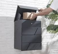 moderne brievenbus antraciet