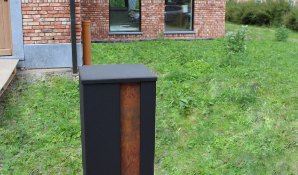 cortenstaal pakketbrievenbus