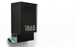moderne brievenbus aluminium