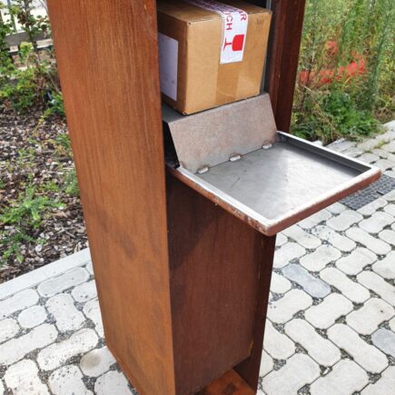 pakketbrievenbus cortenstaal