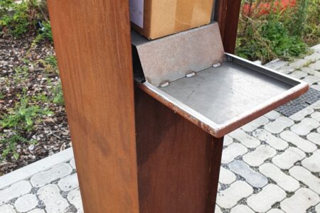 pakketbrievenbus cortenstaal