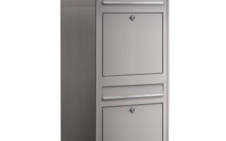 rvs brievenbus met statief