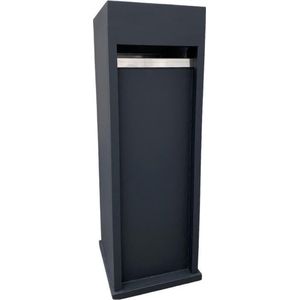 brievenbus vrijstaand zwart