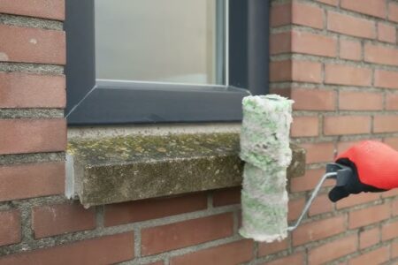 hardstenen dorpel schoonmaken