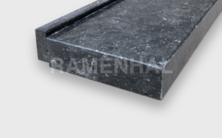 blauwe steen dorpel