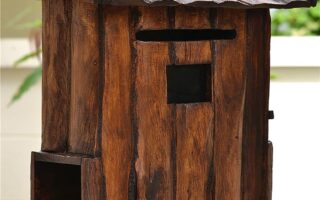 houten brievenbus