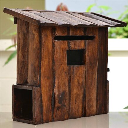 houten brievenbus