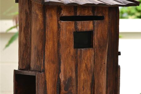 houten brievenbus