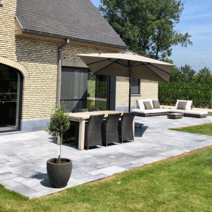 natuursteen terras