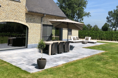 natuursteen terras